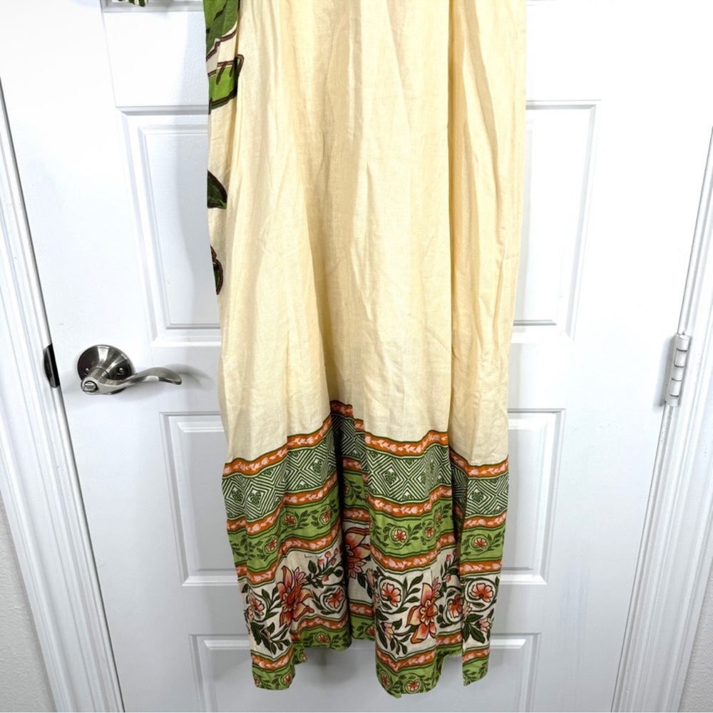 FARM RIO x ANTHROPOLOGIE Palm V-Neck Midi Dress Size S *New with Flaw* - Picture 13 of 16